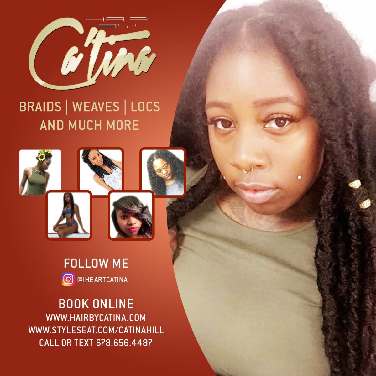 Braids Weaves Locs Hair by Catina